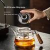 Glass Teapot with Automatic Water Filling