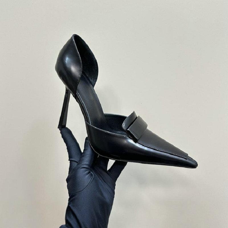 Fashion French Toe Rhinestone High Heels 2025 Spring/Summer New Style Elegant Lady Sandals For Women With Thin Heels And Pointed Tips