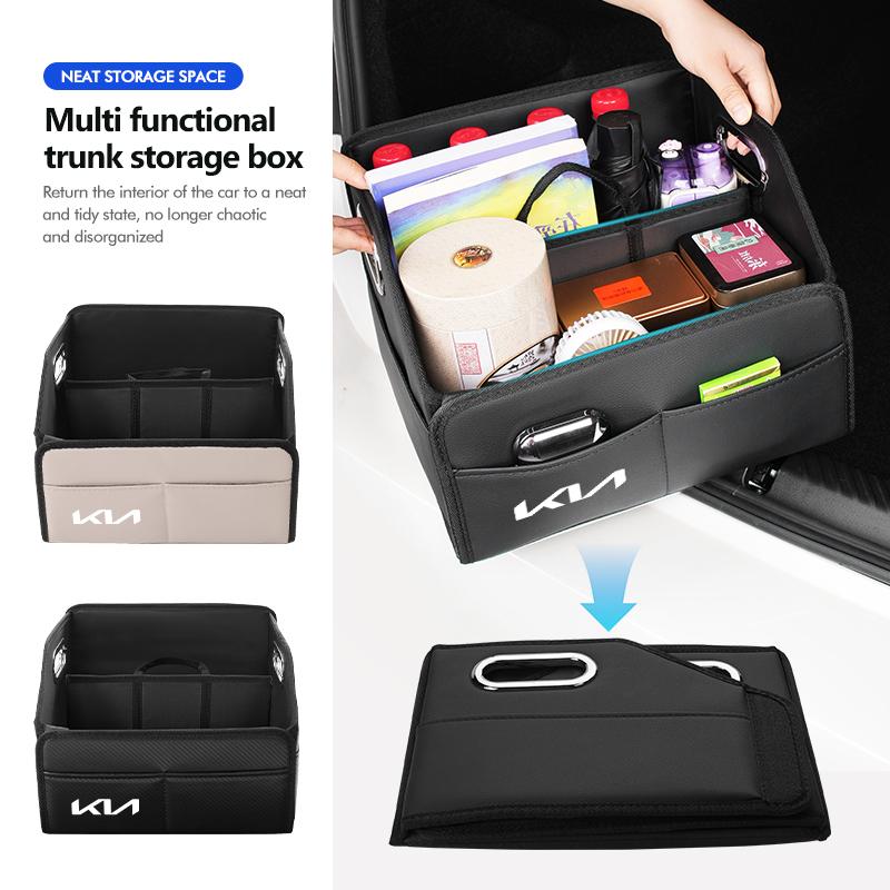 Foldable Felt Car Trunk Storage Box Container Organizer Tool For KIA Ceed Sportage Rio K5 K2 Optima Cerato Venga Sedona