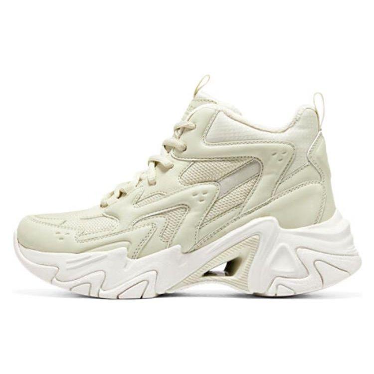 Skechers Stamina V6 Fabric Comfortable Versatile Mid-Top Dad Shoes Women sneaker White 177295-NAT 37