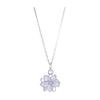Jasmine Drehender Halskette Weiblich Nischen-Design High-End Drehender Anhänger Schlüsselbein Kette Für Freundin's Geburtstag Geschenk Qualität