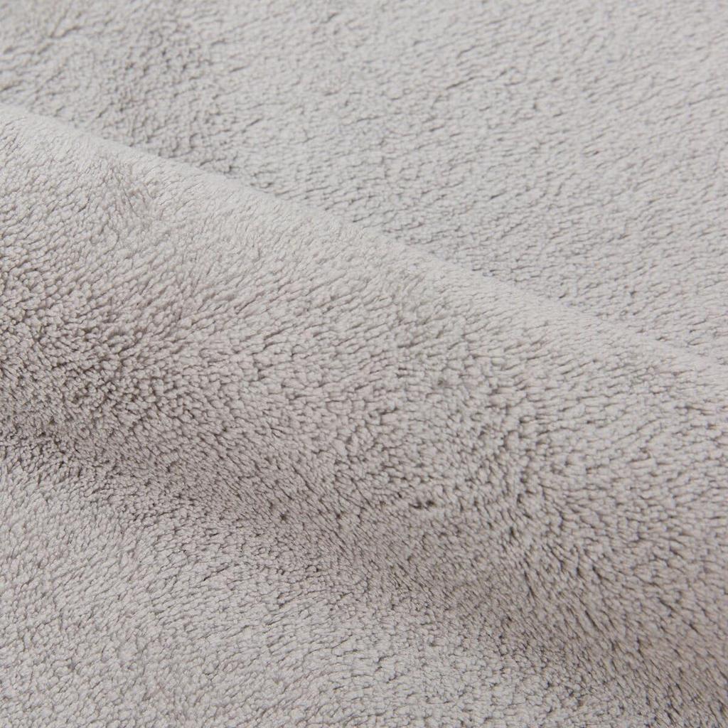 Nitori Microfiber Bath Towel Baggio Light Gray NITORI 7771522
