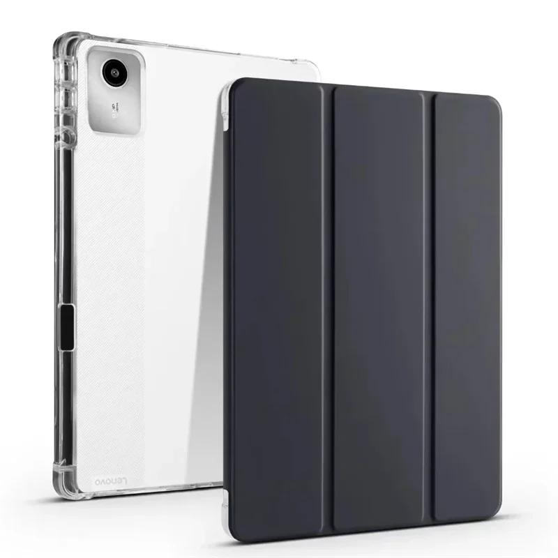 Tablet Cover for Lenovo Xiaoxin Pad 2024 Tab M11 TB-330FU TB-331FC with Pencil Holder Soft Back Funda Lenovo Tab M11 Wake/Sleep Leather Case