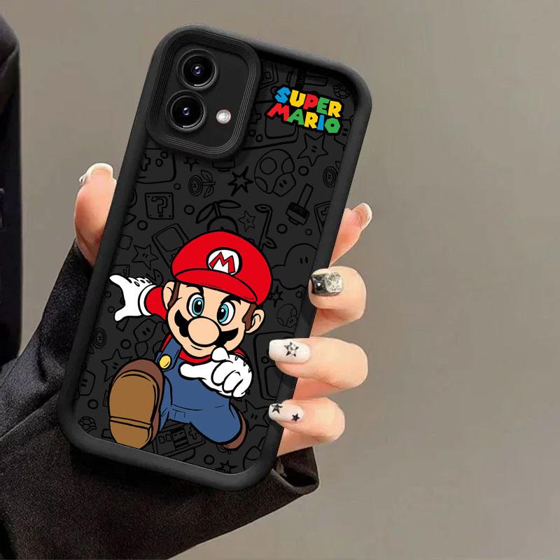Super-Bros Phone Case for Marios Motorola Moto Edge 40NEO 50 Pro 60 Fusion G05 G14 G15 G24 G32 G35 G52 G53 G60 G75 G84 G85 Cover