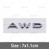 3D ABS 2.0H 3.0H Letter Stickers 2.0T 3.0T 2.3T 2.7T MKZ MKC MKX Embelm Badge Car Logo Rear Trunk Decal Auto Body Sticker