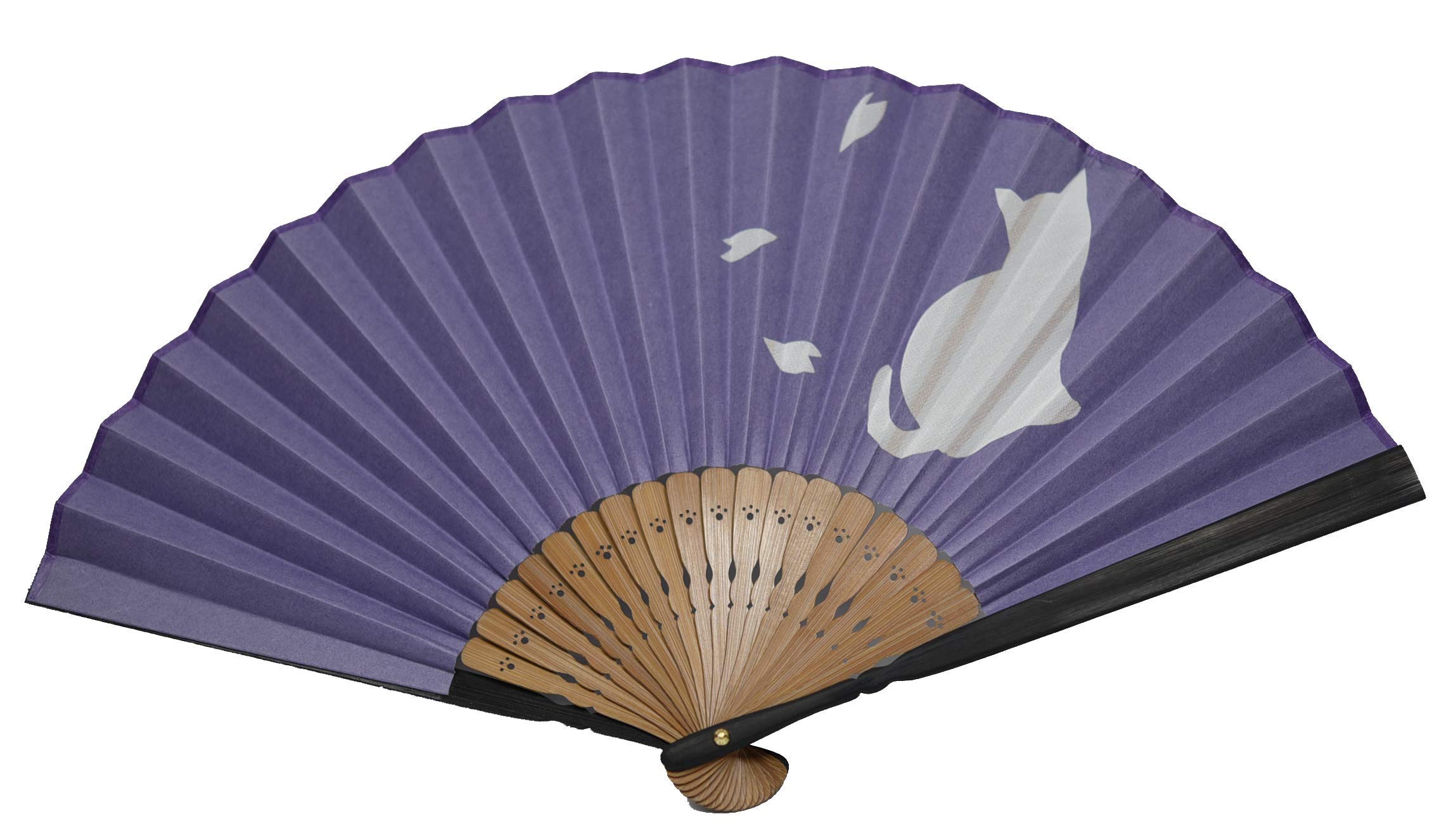 

Japanese Heat Birthday Blossom [0-STYLE.cravat] Fan, Cat, Paper, Watermark, Sense, Unisex, Business, Present, Protection, Gift, Present, (Fuji (Cherry