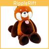 Plush Brown Raccoon Toys Animal Stuffed Dolls Bedroom Decorations Gifts Kids