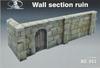 Royal Model 1/35 Diorama Material Stone Wall with Wooden Door Assembly Kit RM883