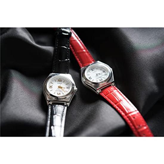 Ensemble Montre Radio-commandée pour Femme Casio WAVE CEPTOR et Réveil Radio-commandé LWQ-10LJ-1A1JF & DQD-805J-8JF