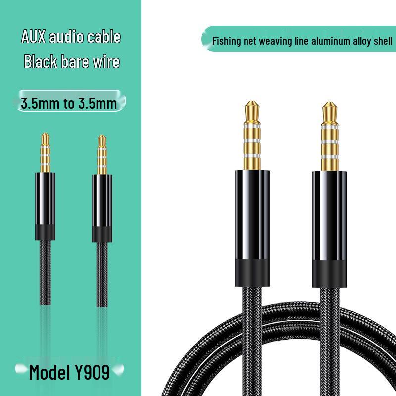 

Аудиокабель 3,5 мм «папа» — «папа» Type-C для автомобиля, мобильного телефона, компьютера, колонки, наушников 0.5m