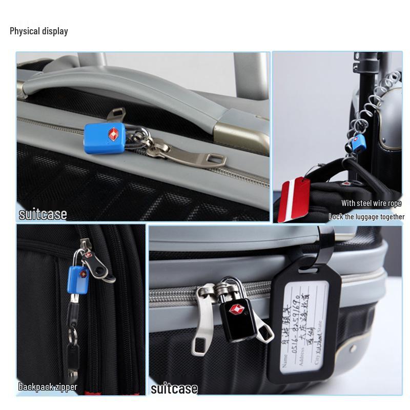 TSA21011 Mini Travel Trolley Bag Padlock