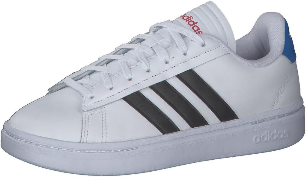 Кроссовки Adidas Grand Court Alpha cloud white/core black/blue rush