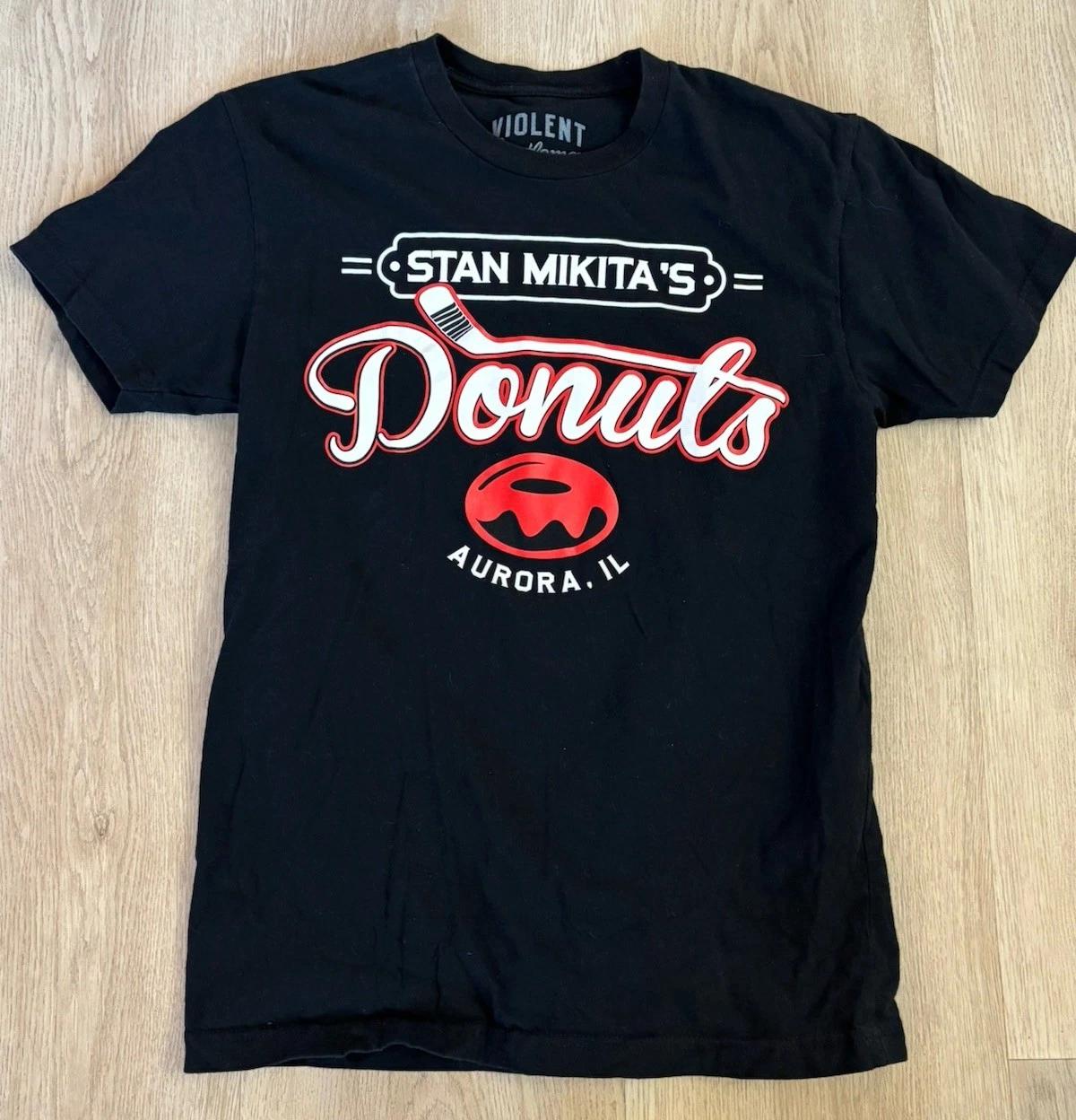 

Stan Mikita’s Donuts Aurora IL T-shirt Men’s Small Violent Gentleman Made in USA S