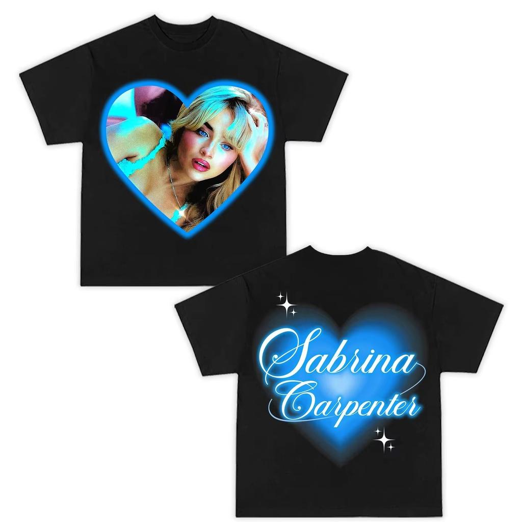 Sabrina Carpenter Tour 2026 Graphic T Shirt Short Sweet High Quality Retro Tshirt Men Women Fashion Oversized Cotton Tshirts