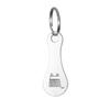 European & American Creative Keychain Accessory: Supermarket Token Tag Stainless Steel Pendant
