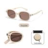 Women's Polarized Foldable Sunglasses with Air Cushion Nose Pads - UV Protection & Fashionable for Driving
