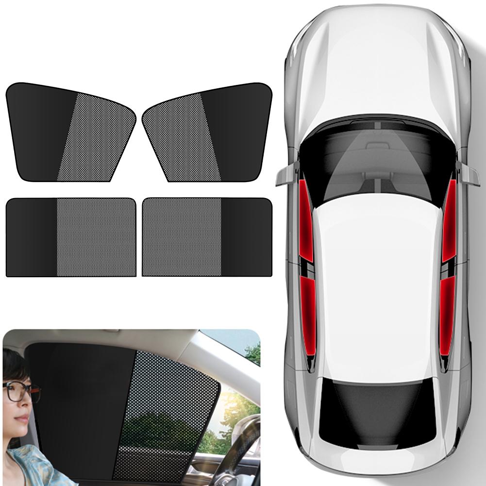 Magnetic Side Window Sun Shades Light Blocking Summer Protective Window Shade Universal for Car Camping Napping Sleeping