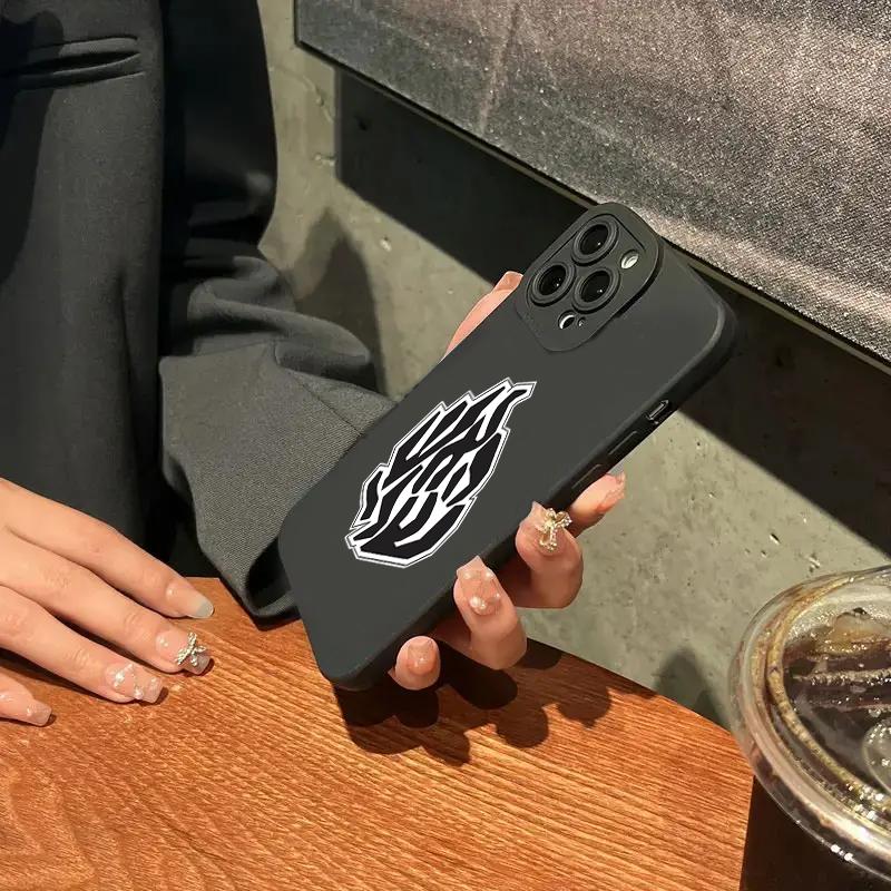Fashion Black Flame Phone Case For  Mi 14 13 12 12T 13T Pro 11 Lite 5G NE Poco F5 X5 X3 M6 Pro Shockproof Silicone Cover