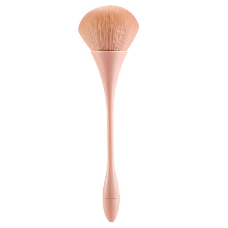 1PC Large Makeup Brush, Beauty Foundation Make-up Makeup Brush Powder Blusher Round Makeup Brush розовый