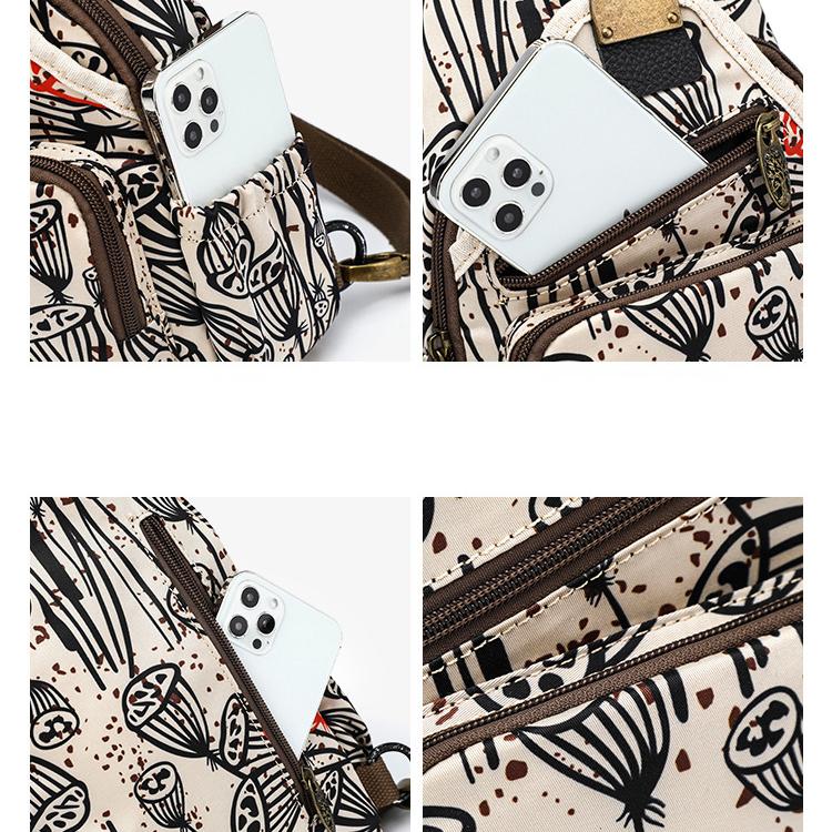 Brystveske for kvinner, Fritidsreiser Multipurpose Crossbody-veske, Mote Allsidig liten ryggsekk