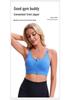 Women's Front Zip Sports Bra - Running, Yoga, Fitness Beautiful Back Design