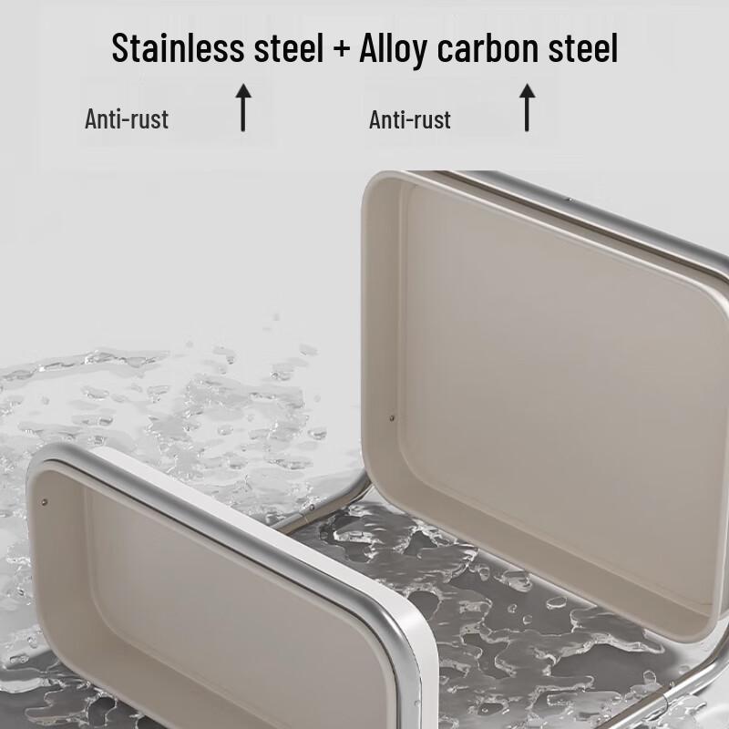 Stainless Steel 3-Tier Countertop Kitchen Spice Rack