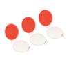 3pcs Reusable Silicone Produce Savers Airtight Vegetable Fruit Storage Containers for Onions Lemons