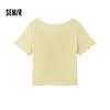 Semir Women's Slim-Fit Short Sleeve U-Neck T-shirt