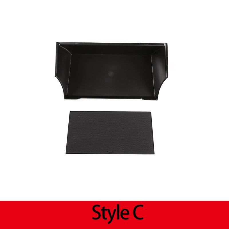 NEW!!!Black ABS For Land Rover Defender 90 110 2020-2024 Car Styling ABS Black Car Central Storage Box Phone Box Car Accessories