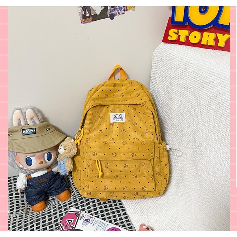 New Mori small fresh backpack Korean ins junior high school student schoolbag polka dot girl student backpack