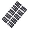 80Pcs Sax Mouthpiece Pad Silicone Black Cushion Patches Wind Instrument Accessories Thick 0.5mm