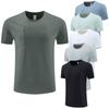 Quick-drying Short-sleeved T-shirt Men's Outdoor Sports Round Neck Breathable Sweat-absorbing Fitness Running Mountaineering Cycling