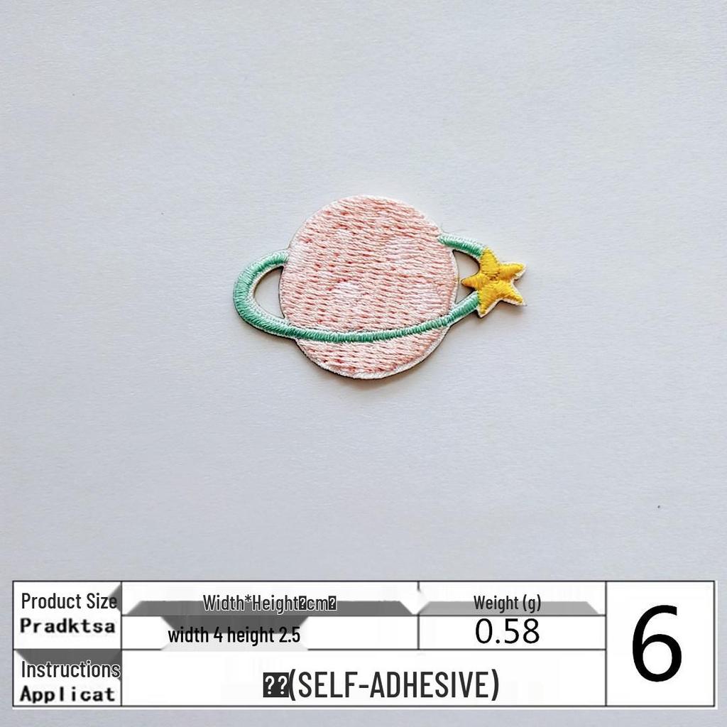 Adorable Cartoon Animal Astronaut Embroidery Patch for Clothes and Bags
