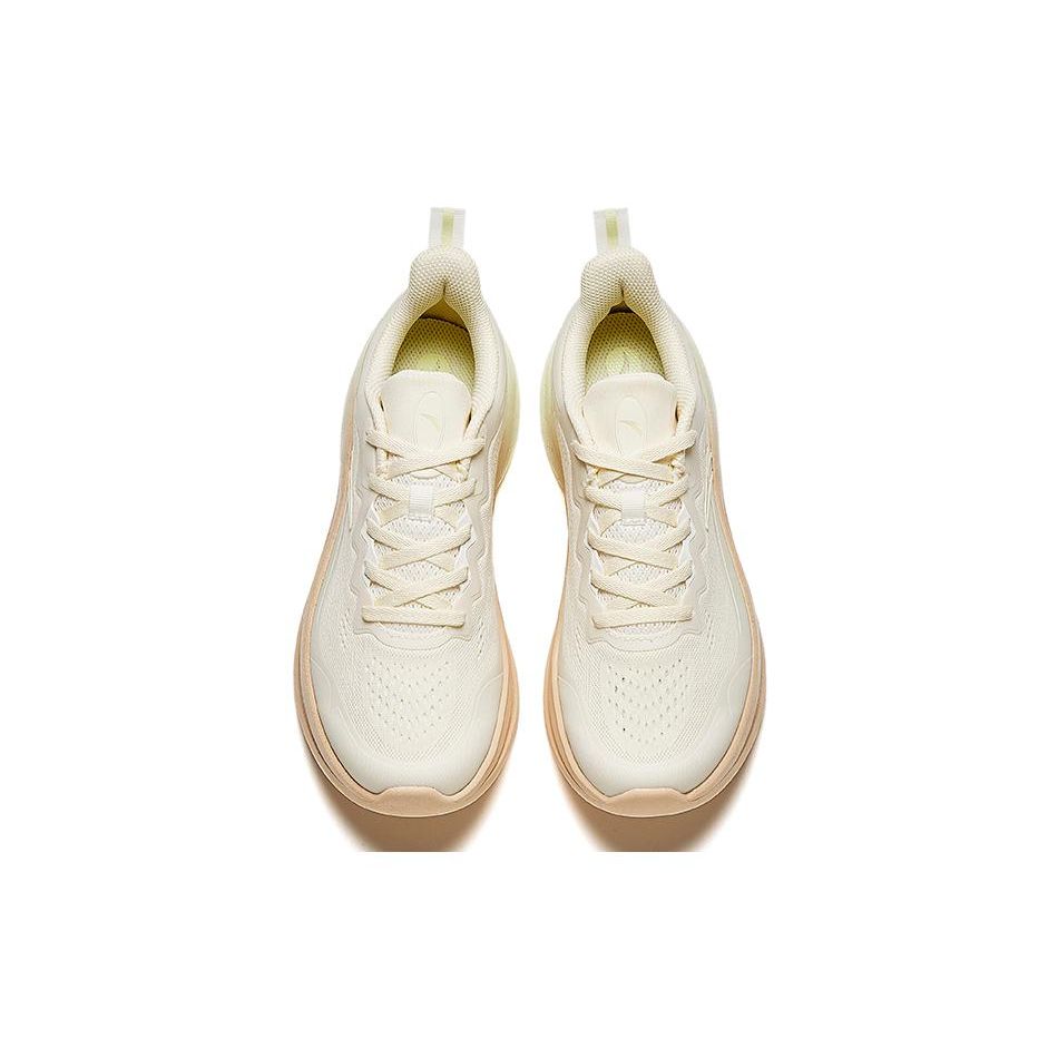 Anta Feiyun Comfortable Simple Versatile Breathable Lightweight Low-Top Running Shoes Women Sneaker White Pink 922525574F-5