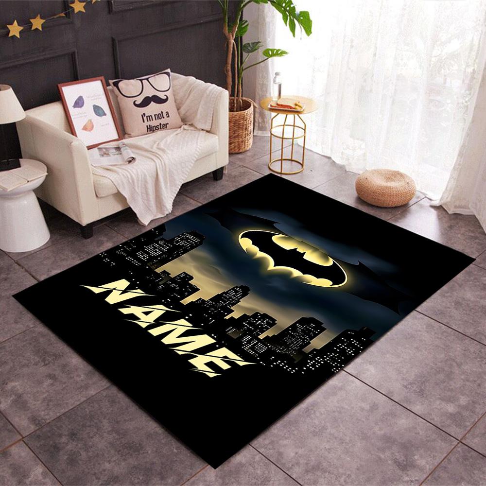 Looney Space Jam Run Event Customizable Name Floor Mat Suitable for Decorate room Balcony Entryway Dining Room Anti-slip Rug Anime Office Decor