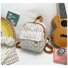Students Mini Backpack Canvas Small Backpack Fashion Floral Backpack  for Girls