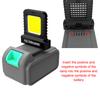 2026 Mini Pocket Flashlight LED Work Light for 20V 21V Lithium Batteries Power Tool Camping Lantern LED Auto Repair Work Light
