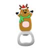 Santa Elk Snowman Christmas Beer Opener Stainless Steel Beer Starter Corkscrew Bottle Opener  Gift