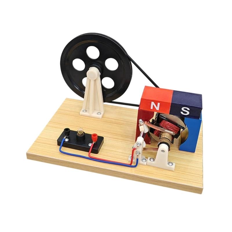 Physics Hand Cranked Generator Electricity Generation Teaching Instrument Hand Crank AC & D-C Generator Manual Generator 1