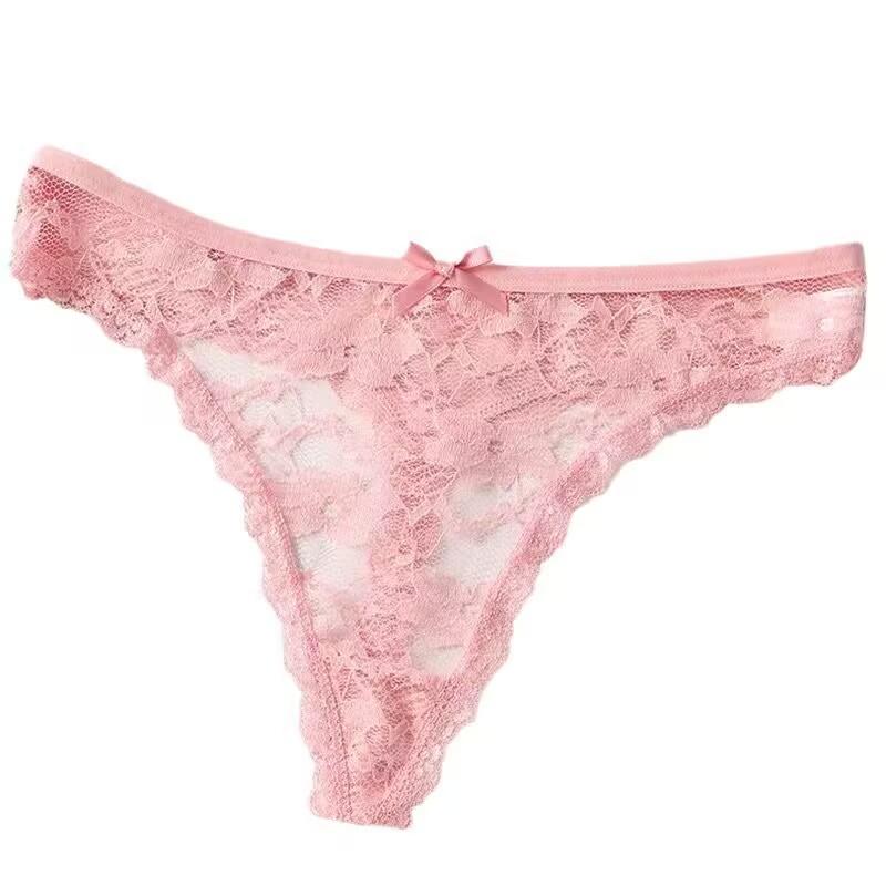1Pcs Sexy Höschen Frauen G-String Tanga Spitze Unterwäsche Pantys Low-Taille Weibliche Unterhose Mesh Perspektive Briefs Dessous