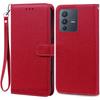 For Vivo V23 Case Vivo V23 5G Wallet Leather Flip Case For Vivo V2130 Cover Phone Case For Vivo V23 V 23 2130 Bumper Coque Funda