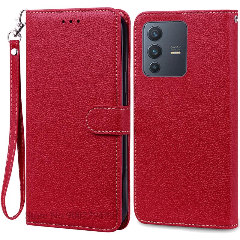 For Vivo V23 Case Vivo V23 5G Wallet Leather Flip Case For Vivo V2130 Cover Phone Case For Vivo V23 V 23 2130 Bumper Coque Funda