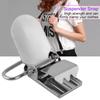 20pcs Rugged Fasteners Metal Suspenders Clips Silver Metal Adjustable Fastener  Accessory