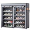 Massido Ms-805 Textile Shoe Cabinet Graphite