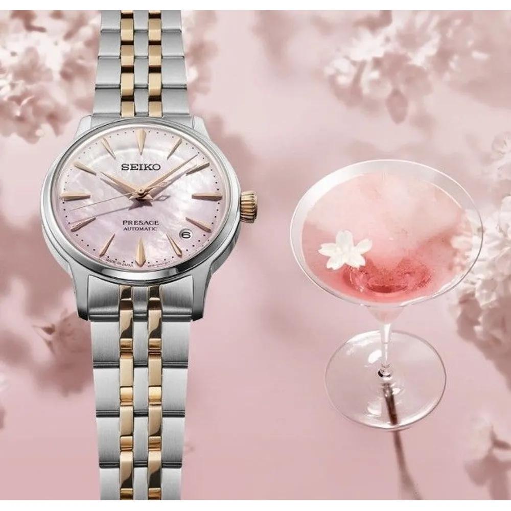 Seiko Presage Cocktail Time SRPM06J1 Cherry Blossom Limited Edition Automatic Women's
