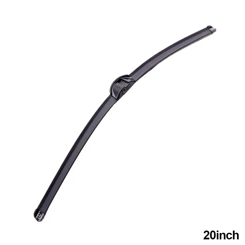 1Pc Automotive Universal U-type Soft Rubber Boneless Wiper HD Quiet Durable Automotive Wiper 16" 18" 19" 21" 22" 24"