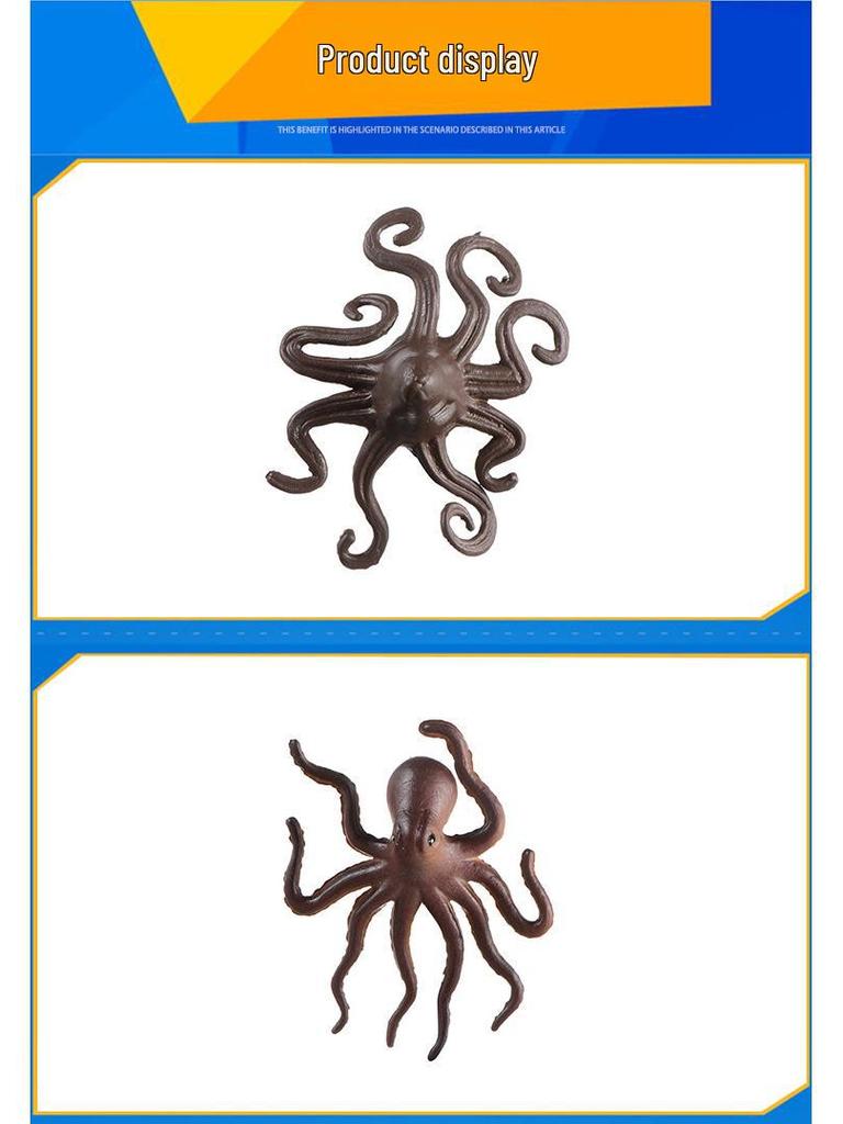 Children's Marine Animal Simulation Toys - 24-Piece Set for Early Learning and Cognitive Development