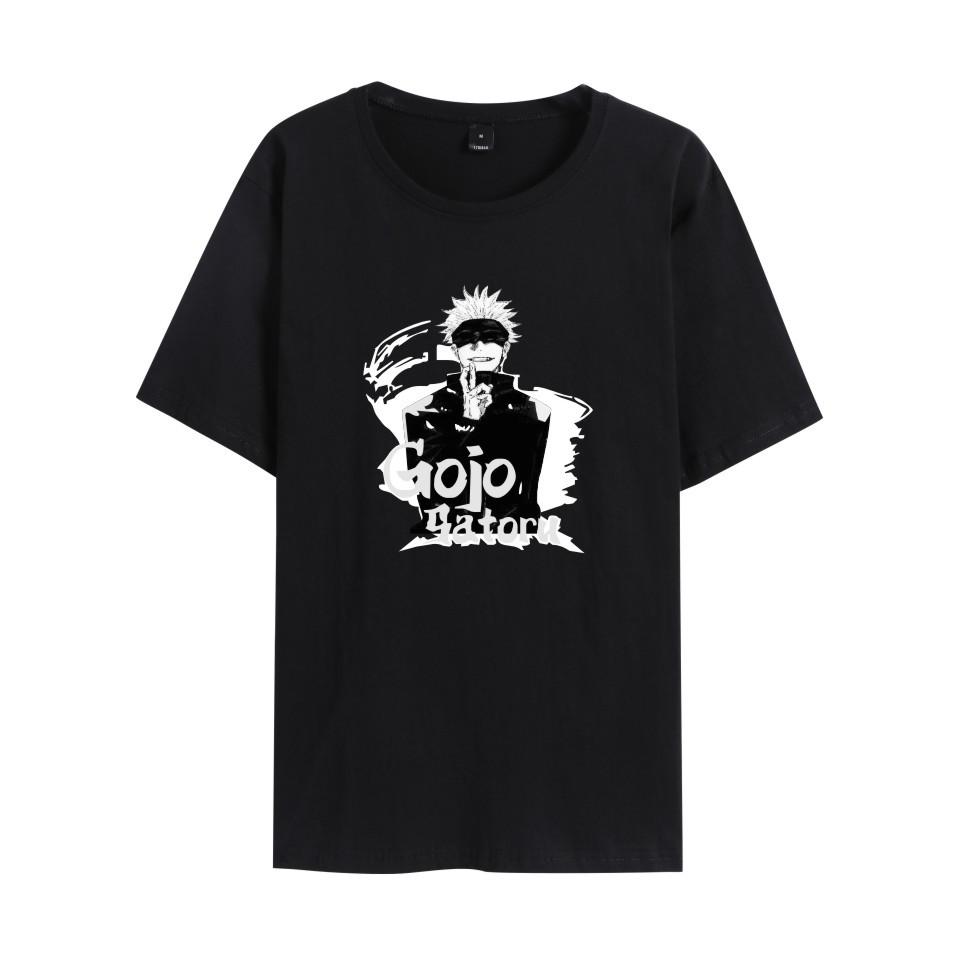 

Jujutsu Kaisen T Shirt Streetwear Short Sleeve Tshirts Tops Men Women Clothing T-shirt XS чёрный