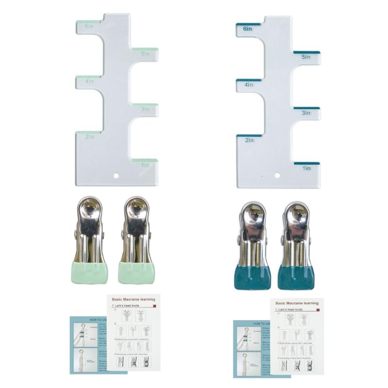 

Инструмент для акрилового направляющего устройства, направляющая проставка с зажимом, линейка для акрилового направляющего устройства для плетения