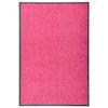 VidaXL Washable Doormat Pink 60x90 Cm